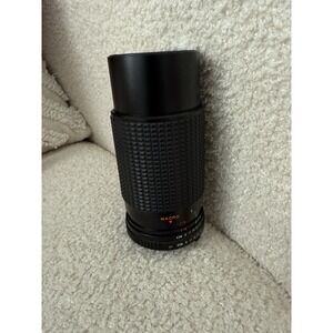 Manual Telephoto Macro Camera Lens - Black